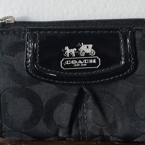 Coach Black Signature Wallet